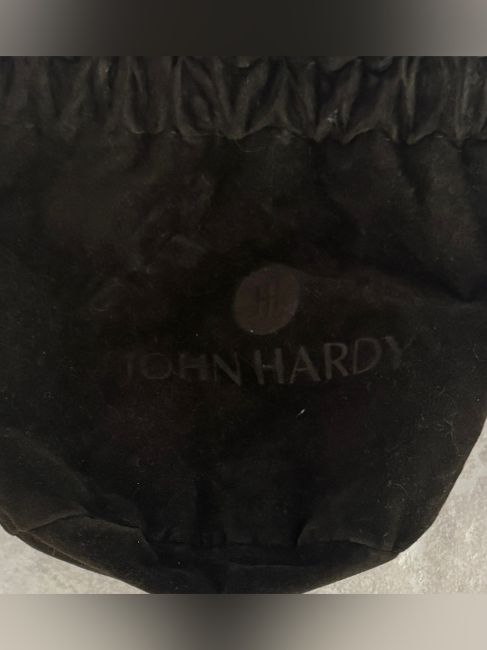 John Hardy Black Drawstring Pouch - Picture 3 of 6